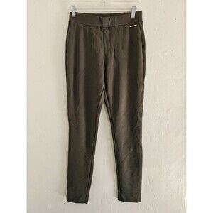 Elie Tahari Women's Green Ankle Leggings Size Medium Pull On Stretch